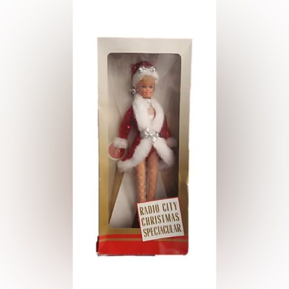Rockettes  12" Christmas Spectacular Doll Santa Doll with Silver Accents